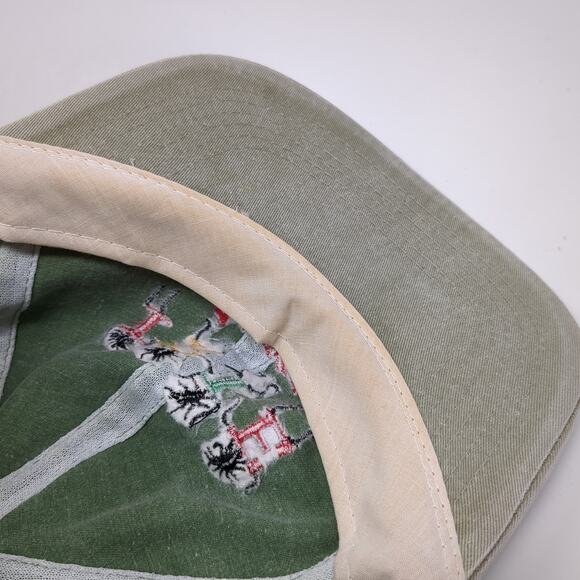 IRIE Jamaica Slideback Baseball Cap Green One Size Adjustable ATT Headwear - Picture 8 of 9